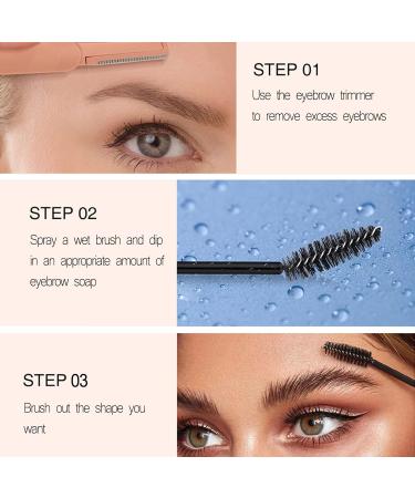 Buy Eyebrow Soap & Styling Wax - Waterproof Brow Freeze & Clear Gel for 3D Feathery Brows - International Shipping Available - Buy Online on GoSupps.com