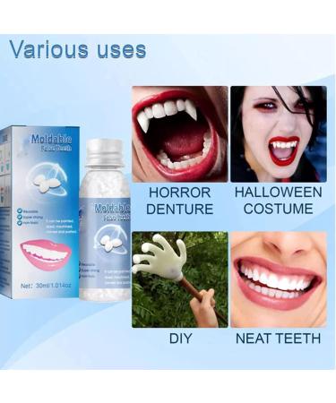  Anshka Tooth repair beads for everyone temporary tooth repair kit thermal beads to repair the missing and broken tooth restore a confident smile 10 ml - Buy Online on GoSupps.com