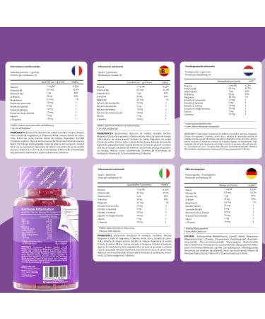 Sleep Gummies for Children Magnesium LTheanine Vitamin B12 Nutritional Supplements for Children at Night Alternative to Melatonin & Sleeping Tablets Vegan & Gluten Free Novomins - Buy Online on GoSupps.com