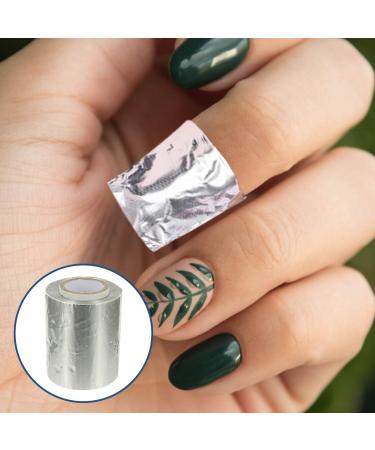 Minkissy 1 Roll Glass Tin Foil Holographic Nail Art Foil Gel Remover Foil Wraps Soak off Gel Nail Remover Nairl Art Supplies Decorative Stickers Nail Gel Nail Tin Foil Naylor Aluminum Foil - Buy Online on GoSupps.com