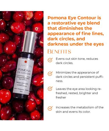 Jessica Wellness Pomona Eye Contour Serum - Under Eye Bags & Fine Lines Reducer, Puffiness Reducing Formula | 10mL - Buy Online on GoSupps.com