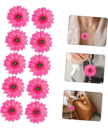 HOMSFOU 40 pcs key chain pendant resin flower charms keychain sunflower party favors flower bracelet charms daisy earring charms sunflower key ring key ornament Accessories delicate Assorted Color2x4pcs 4.75X4.75X0.78CMx4pcs - Buy Online on GoSupps.com