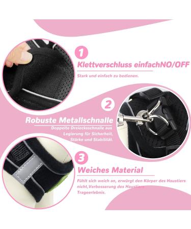 Adjustable Cat Dishes Set - Breathable Mesh & Soft Lining for Cats Kittens Dogs & Puppies (XS Black) - Ideal for International Shipping - Buy Online on GoSupps.com