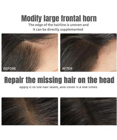 Hairline Contouring Shadow Powder Waterproof Hair Filler Powder for Women Natural Shade Hairline Powder Hairline Shadow Powder Stick Waterproof Hairline Filling Contour Powder Stick (2PCS-Black Brown) - Buy Online on GoSupps.com