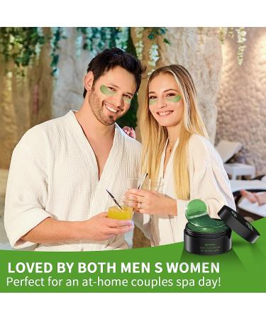 BUYIFAN Collagen Eye Mask - 30 Pairs Green Tea Gel Pads for Dark Circles, Wrinkles, Fine Lines, and Under Eye Bags - Buy Online on GoSupps.com