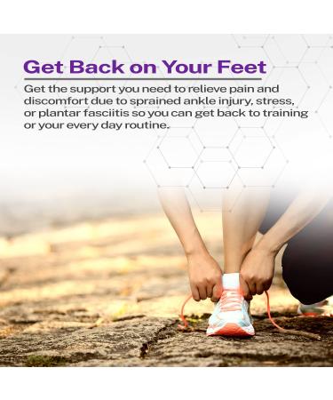 Ankle Brace - Adjustable Support Wrap for Sprains Plantar Fasciitis Relief | Comfortable Neoprene for Men & Women - Buy Online on GoSupps.com