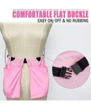 Quick Dry Mastectomy Drain Holder Pouch with Shower Bag - Post Surgery JP Drains Management & Bulb Storage - Pink - Buy Online on GoSupps.com