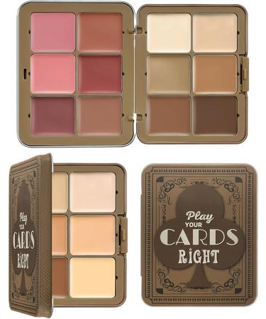 Palette de blush anti-cernes cr me Surligneur de contour longue dur e | Palette de fard joues et de contour du visage 12 couleurs | Maquillage lisse et m langeable | Teinture naturelle des joues p - Buy Online on GoSupps.com