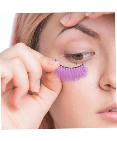POPETPOP 5 Pairs Colored False Eyelashes Adhesive Eyelash Costumes Eyelashes Natural Eyelashes Faux Lashes Faux Eyelashes Halloween Lashes False Lashes Mermaid Fluffy 3d Imitation - Buy Online on GoSupps.com