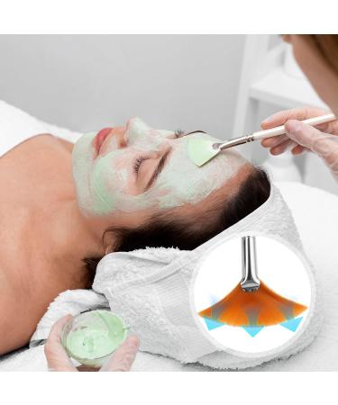 Prasacco 20-Piece Fan Brushes Set - Soft Facial Mask & Makeup Applicator Brush for Women & Girls - Perfect for Mud & Cream Masks - Buy Online on GoSupps.com