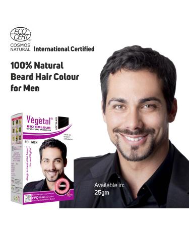 Buy Vegetal Bio Hair Colour Soft Black 25g for Beard & Mustache - International Shipping Available - Buy Online on GoSupps.com