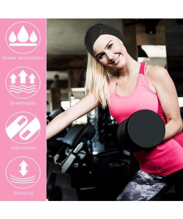 Buy 2-Piece Spa Hair Band Set | Terry Cloth Makeup & Sports Headband for Yoga | Black & White - Buy Online on GoSupps.com