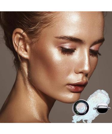 Highlighter Powder Shiny Clear High-gloss Face Face Highlighter Brightening Palette Highlighter Lasting Sparkling Makeup Multi-Use Glitter Makeup Gift for Women (#07) - Buy Online on GoSupps.com