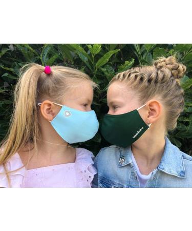 3-Pack Breathable Nano Fabric Masks - Reusable & Washable Oral Protection with Nose Bracket & Rubber Band (Small White) - International Shipping - Buy Online on GoSupps.com