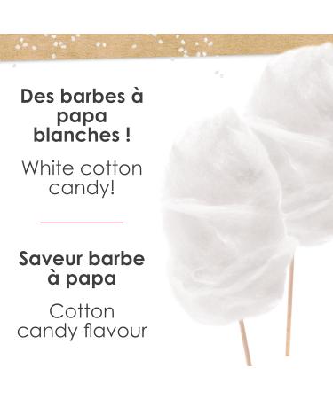 ScrapCooking 8540 White Candy Floss Sugar 400 g Sweet Candy Floss Mix for 25 Cotton Candy Floss Machine for Birthday Wedding - Buy Online on GoSupps.com