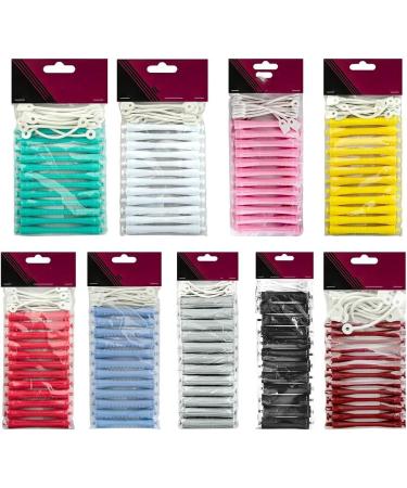 GLAMSA 12 Perming Rods for Heatless Hair Curling - Orange Red 9MM - Buy Online on GoSupps.com