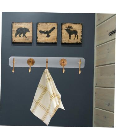 Alipis Towel Holder Towel Hooks Clothes Hanger Hooks Belt Hooks Coat Hook Decorate Wall Hanging No Punching - Buy Online on GoSupps.com