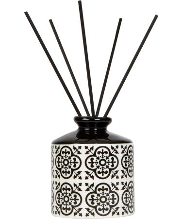 WAX LYRICAL Fired Earth Ceramic Tea & Jasmine Reed Diffuser Gift Set - 200ml | Black & White - Ideal International Shipping - Buy Online on GoSupps.com