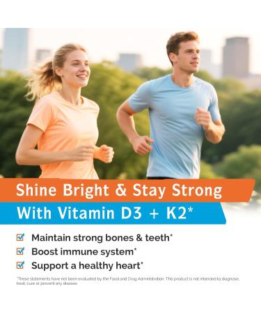 Innate Vitality Vitamin D3 K2 Supplement High Potency Vitamin D3 10000 IU & Vitamin K2 (MK-7) 200 mcg Supports Bone Teeth Heart & Immune Health Non-GMO Gluten Free 60 Softgels 60 Count (Pack of 1) - Buy Online on GoSupps.com