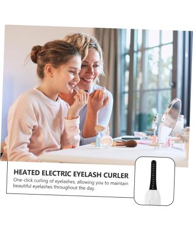 DOITOOL 1 Set Eyelash Curler Eyelash Makeup Tool Mascara Tool Heating Eyelash Perm Practical Eyelash Tool Eyelash Curling Device Electric Eyelash Tool Portable White Curling Iron Abs 13.3X2.5X2CM - Buy Online on GoSupps.com