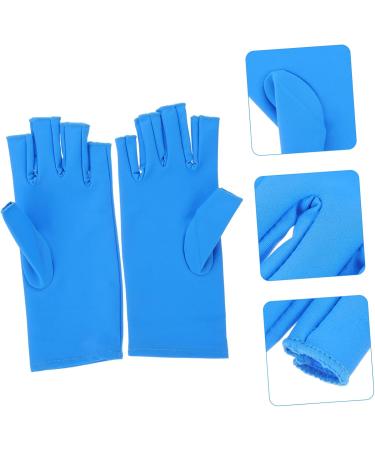 Gogogmee 1 Pair Nail Gloves Nail Art Tools UV Shield Gloves Sunscreen Gloves Fingerless Mitts Anti-uv Gloves Nail Fingerless Manicure Gloves Fingerless Gloves - Buy Online on GoSupps.com