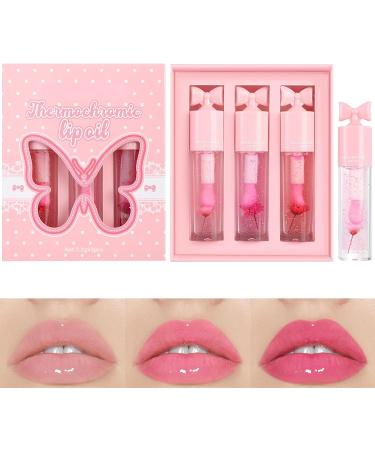  Lesunbak Magic Effect Moisturizing Tinted Oil | Sheer Chameleon Effect Moisturizer Glossy Lip Care - Gift Idea for Women Mothers or Daughters - Buy Online on GoSupps.com