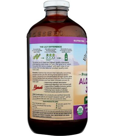 Lily of the Desert Organic Aloe Vera Juice Whole Leaf - 32 Fl Oz | Pure & Natural Hydration - Buy Online on GoSupps.com