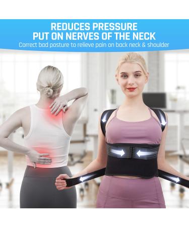 Posture Corrector for Women - Adjustable Breathable Back Brace for Scoliosis & Body Correction (Waist 34-41 - Buy Online on GoSupps.com