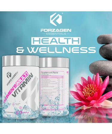 Forzagen Essentials Women's Multi Vitamin with Collagen and Biotin Complete Vitamin and Mineral Supplement 60 Tablets - Buy Online on GoSupps.com