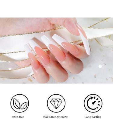 Beautilux Rose Builder Nails Gel 50g Soak Off Non-leveling French Extension Gel French Jelly Gel Extension for Nail Art BYCJ50-03 Rose - Buy Online on GoSupps.com