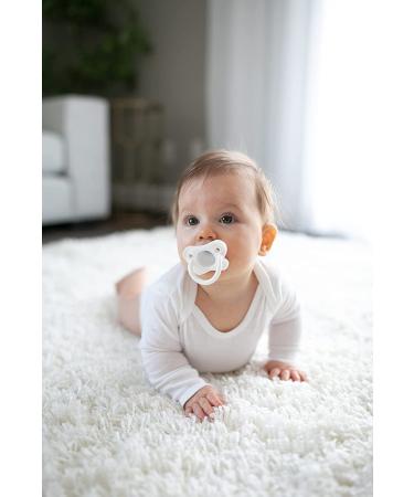 Dr. Brown's HappyPaci 100% Silicone Pacifier 0-6m BPA Free - 3 Pack Variety Pack (Blue/Light Blue/White) - Buy Online on GoSupps.com