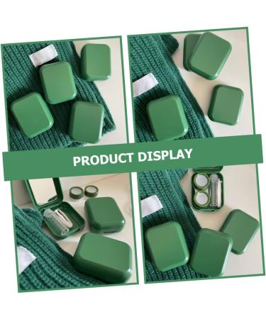 Solustrie Small Plastic Contact Lens Container with Mirror | Portable Makeup Case | Travel-Friendly Foil Covers | Stylish Contact Lens Holder | Shop Internationally - Buy Online on GoSupps.com