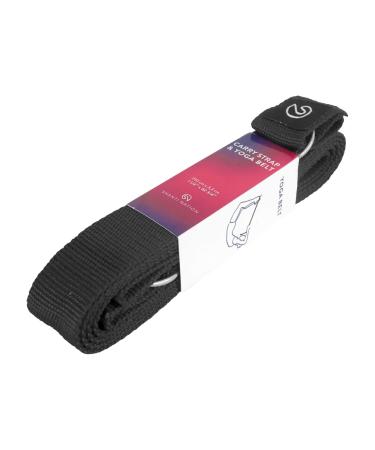 SHANTI NATION Yoga mat carrying strap ideal for transporting yoga mats with metal ring