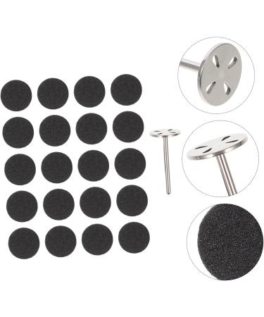 Healvian 4 Sets Nail Polishing Sheets Drill Bits for Nails Sandpaper Pad Disks Exfoliating Sandpaper Disc Pro Tools Electric Tools Nail Disc Bit Sole of Foot Stainless Steel Foot File - Buy Online on GoSupps.com