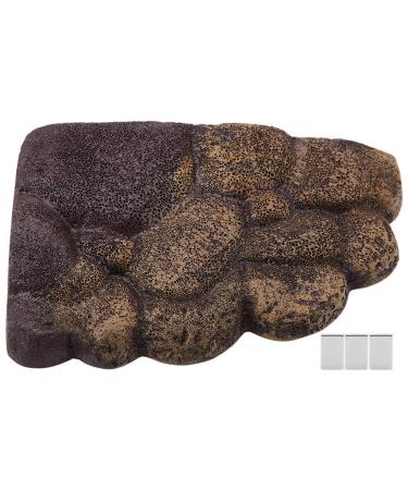 Zerodi's synthetic resin turtle magnetic floating island sun ramp turtle climbing stone aquarium landscape decoration habitat decoration for half-watering animals (NS-78)
