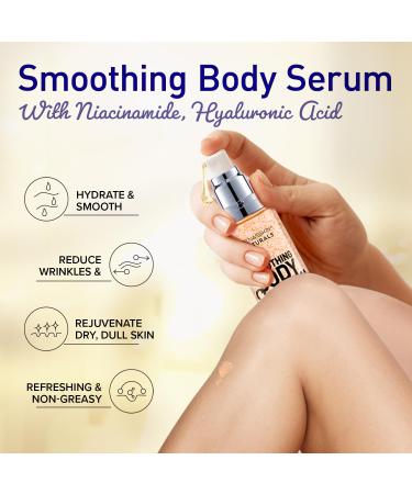 Women s Smoothing Body Serum | Anti-Wrinkle Moisturizer with Niacinamide & Hyaluronic Acid | Revitalizes Dry Skin for All Skin Types - Buy Online on GoSupps.com