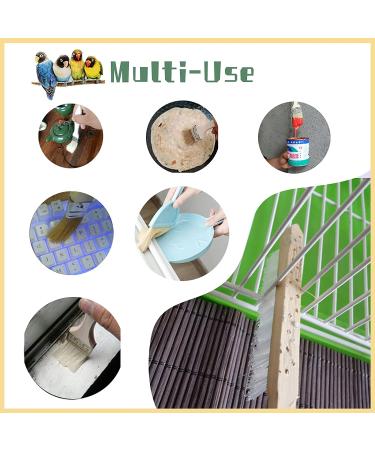 Bonaweite 4 Pack Bird Cage Cleaning Brush Set - Pet Supply Accessory for Parrots, Birds, Dogs, Cats - Kennel Cage Broom Cleaner - Buy Online on GoSupps.com