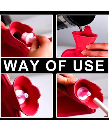 2 Quart Home Enema Bag Kit - Enema Tips, Hose, Clamp - Colon Cleansing Enemas (Red) - Buy Online on GoSupps.com