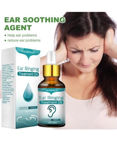 Tinnitus Relief Ear Drops - Natural Ear Oil for Ear Ringing and Itchy Ears - Buy Online on GoSupps.com