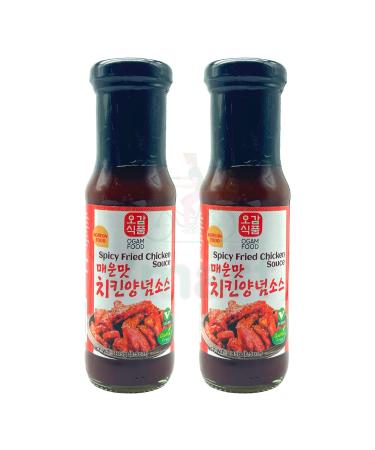 Ogam Spicy Fried Chicken Sauce 185g (Pack of 2) - Korean Food Gluten Free Vegan