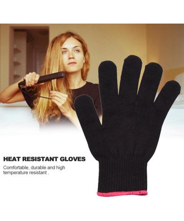 Professional Heat Resistant Glove for Hair Styling Heat Proof Mitts for Hair Curling Wand Heat Protection Gloves Flat Iron Heat Blocking for Curling Fit Unisex Hand Sizes - Buy Online on GoSupps.com
