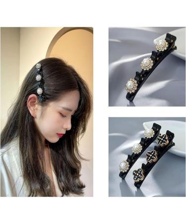 Delicate Hair Clips Sectioning Hair Clips For Thick Thin Hair Daily Use Hair Sectioning Gifts For Women Girls Hair Cli Camellia Black - Buy Online on GoSupps.com