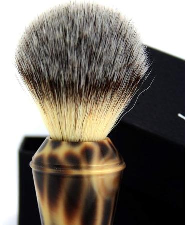 Synthetic Hair Shaving Brush with Cheetah Print Handle - Perfect Men's Gift in Classic Box - Buy Online on GoSupps.com