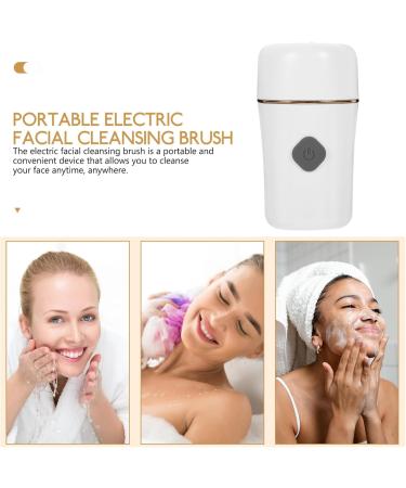 Beaupretty Face Brush Pores Cleansing Brush Face Wash Scrubber Electric Facial Scrub Brush White - Buy Online on GoSupps.com
