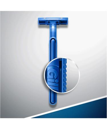 Gillette Blue II Fixed Head Disposable Razors - Pack of 10 | International Shipping Available - Buy Online on GoSupps.com