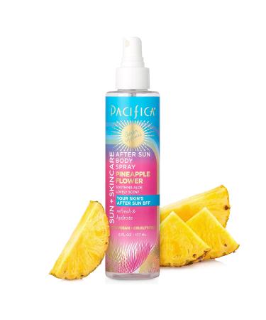 Pacifica Sun + Skincare After Sun Body Spray - Pineapple Flower 6 fl oz | Soothing After-Sun Relief - Buy Online on GoSupps.com