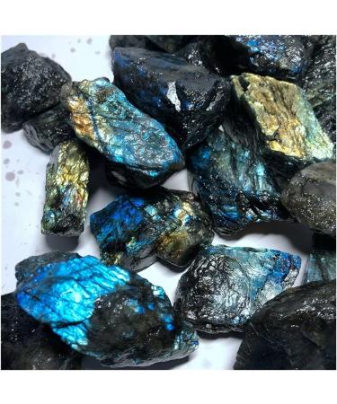 Crystal Rough Natural Crystal Rough Stone Crafts Dazzle Labradorite Original Stone Quartz Crystal Rough Specimen (Size : 700-750g) - Buy Online on GoSupps.com