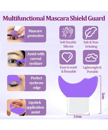 3pcs Silicone Face Mask Brushes & Eyeliner Stencils - Reusable Beauty Tools for Perfect Facial Masks & Winged Eyeliner - Buy Online on GoSupps.com