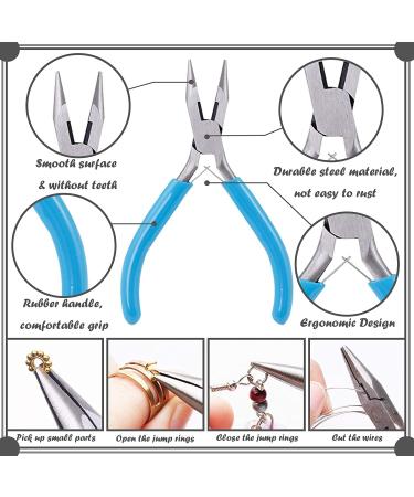 SONGIN Jewelry Pliers Set - 3 Pack Needle Nose, Round Nose, Wire Cutters - for Jewelry Making, Repair, Wire Wrapping, Beading - Buy Online on GoSupps.com