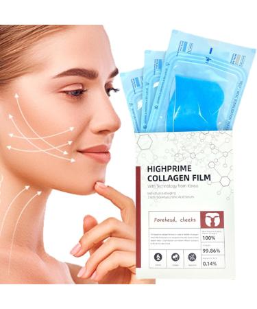 Pure Collagens Films Forehead Wrinkles Patches Melting Skincare Soluble Collagens Film Collagens Face Maskes Hydrolyzed Collagens Skin Protection for Firm Skin Prevents Fine Lines - Buy Online on GoSupps.com